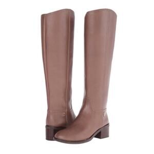 Tory Burch Fulton 55MM Boots Silky Leather in Topo Brown